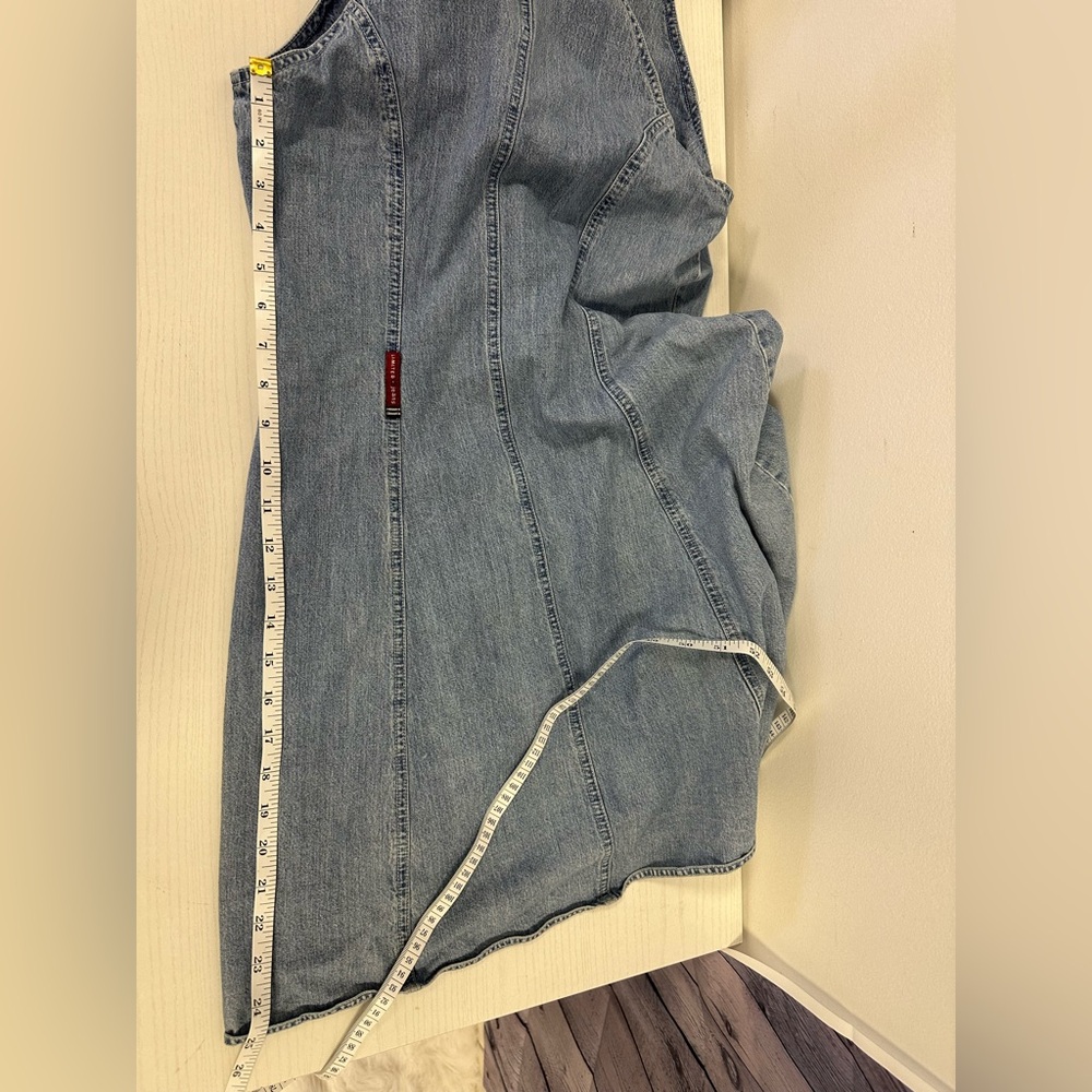Vintage Y2K Limited Jeans V-Neck Denim Skater Dress Size Small - Picture 10 of 11
